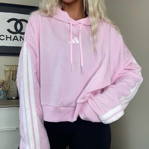 adidas Pink Women's Hoodie Sweater